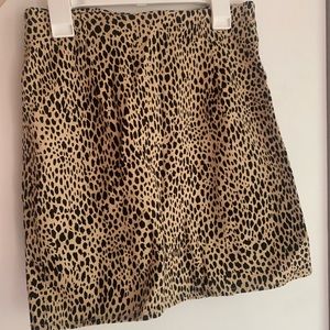 Brandy Melville Cheetah Print Skirt